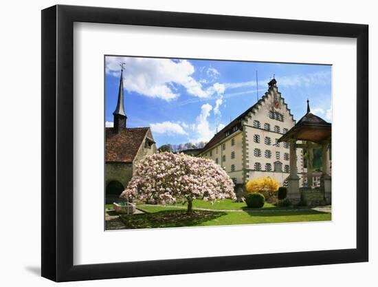 Switzerland, Fribourg on the Sarine River, 'Planche Superieure'-Uwe Steffens-Framed Photographic Print