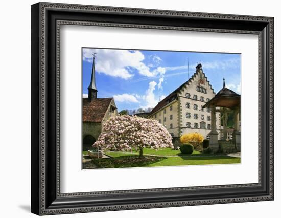 Switzerland, Fribourg on the Sarine River, 'Planche Superieure'-Uwe Steffens-Framed Photographic Print