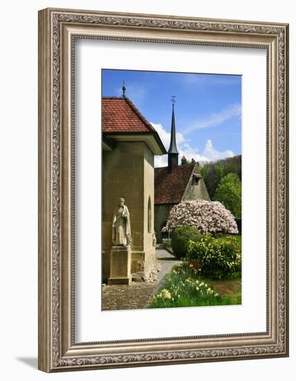 Switzerland, Fribourg on the Sarine River, 'Planche Superieure'-Uwe Steffens-Framed Photographic Print