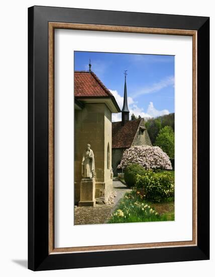 Switzerland, Fribourg on the Sarine River, 'Planche Superieure'-Uwe Steffens-Framed Photographic Print