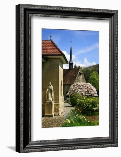 Switzerland, Fribourg on the Sarine River, 'Planche Superieure'-Uwe Steffens-Framed Photographic Print