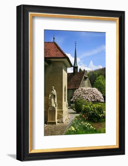 Switzerland, Fribourg on the Sarine River, 'Planche Superieure'-Uwe Steffens-Framed Photographic Print