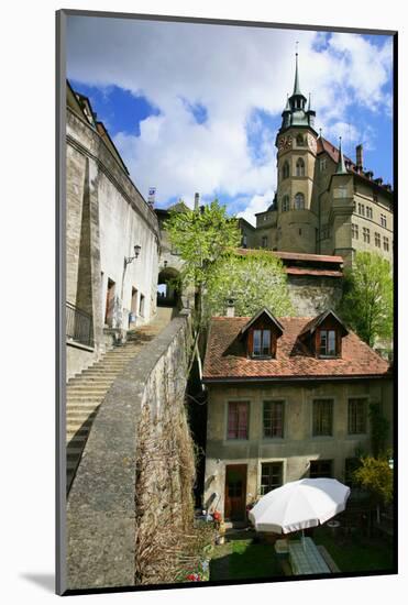 Switzerland, Fribourg on the Sarine River-Uwe Steffens-Mounted Photographic Print