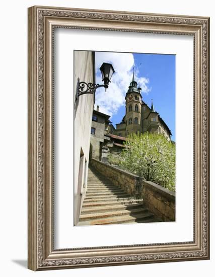 Switzerland, Fribourg on the Sarine River-Uwe Steffens-Framed Photographic Print