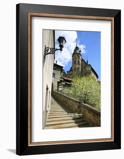 Switzerland, Fribourg on the Sarine River-Uwe Steffens-Framed Photographic Print