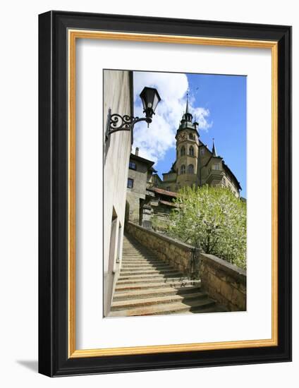 Switzerland, Fribourg on the Sarine River-Uwe Steffens-Framed Photographic Print