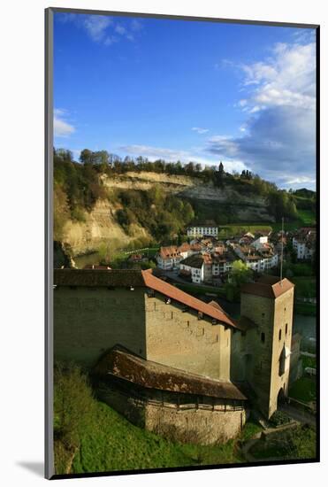 Switzerland, Fribourg on the Sarine River-Uwe Steffens-Mounted Photographic Print