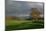 Switzerland, Fribourg, Rain Clouds Passing over the Alpine Upland-Uwe Steffens-Mounted Photographic Print