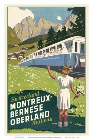 Zurich Switzerland Swiss European Europe Travel Advertisement Art Poster 