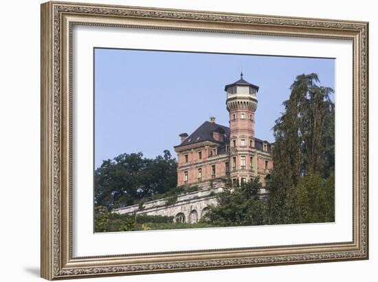 Switzerland, Montreux, Chateau Des Cretes-null-Framed Giclee Print