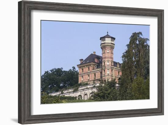 Switzerland, Montreux, Chateau Des Cretes-null-Framed Giclee Print