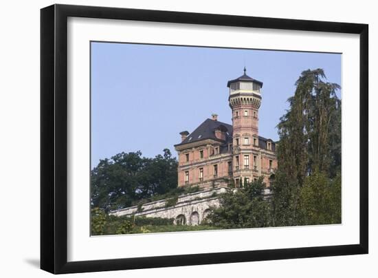 Switzerland, Montreux, Chateau Des Cretes-null-Framed Giclee Print