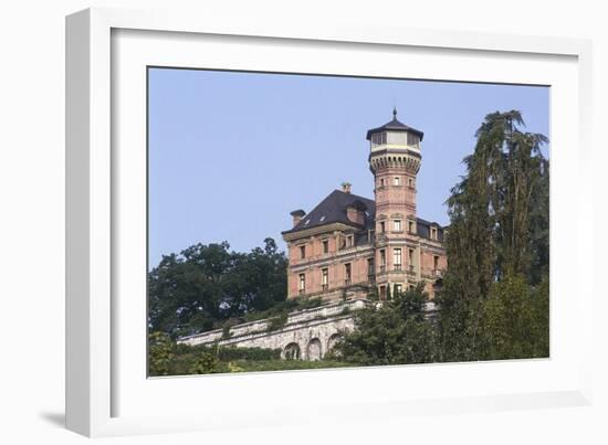 Switzerland, Montreux, Chateau Des Cretes-null-Framed Giclee Print