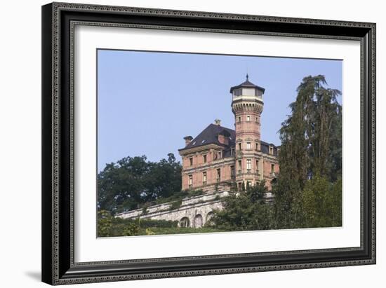 Switzerland, Montreux, Chateau Des Cretes-null-Framed Giclee Print