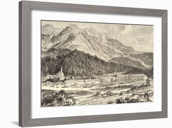 Switzerland, St Moritz Bad in Graubunden-null-Framed Giclee Print