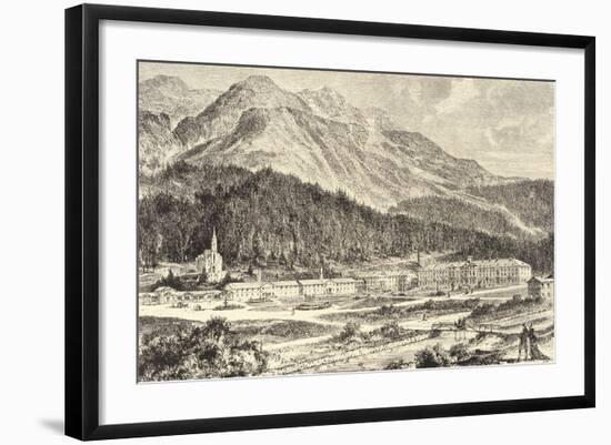 Switzerland, St Moritz Bad in Graubunden-null-Framed Giclee Print