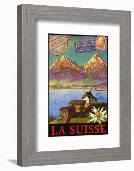 Switzerland, Swiss Mountains, Matterhorn-Chris Vest-Framed Premium Giclee Print