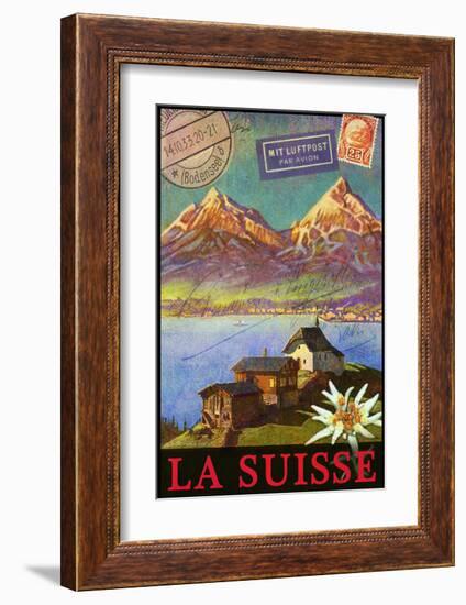 Switzerland, Swiss Mountains, Matterhorn-Chris Vest-Framed Art Print