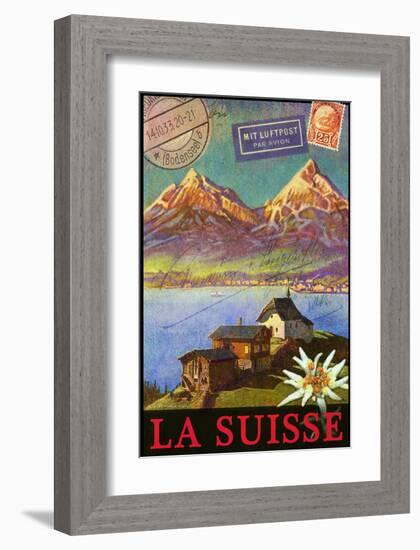 Switzerland, Swiss Mountains, Matterhorn-Chris Vest-Framed Art Print