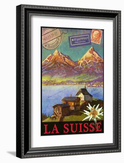 Switzerland, Swiss Mountains, Matterhorn-Chris Vest-Framed Art Print