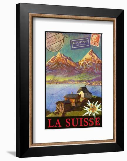 Switzerland, Swiss Mountains, Matterhorn-Chris Vest-Framed Art Print