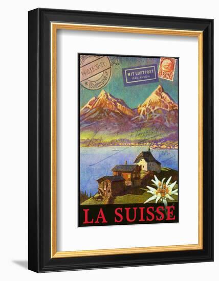 Switzerland, Swiss Mountains, Matterhorn-Chris Vest-Framed Art Print