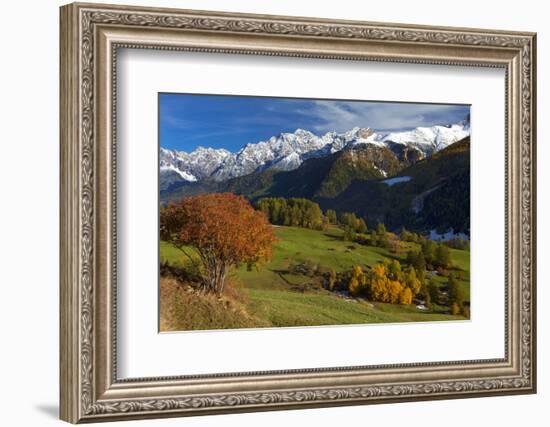 Switzerland, Unterengadin, Guarda-Ludwig Mallaun-Framed Photographic Print