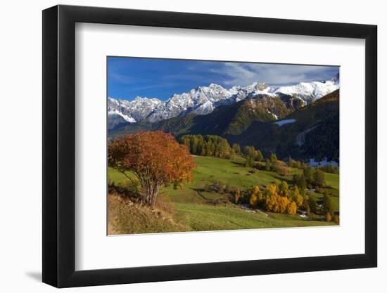 Switzerland, Unterengadin, Guarda-Ludwig Mallaun-Framed Photographic Print