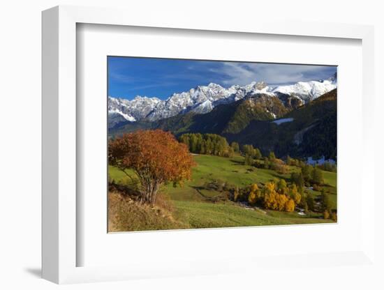 Switzerland, Unterengadin, Guarda-Ludwig Mallaun-Framed Photographic Print