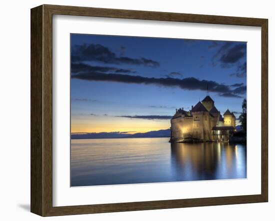 Switzerland, Vaud, Montreaux, Chateau De Chillon-Michele Falzone-Framed Photographic Print