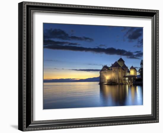 Switzerland, Vaud, Montreaux, Chateau De Chillon-Michele Falzone-Framed Photographic Print