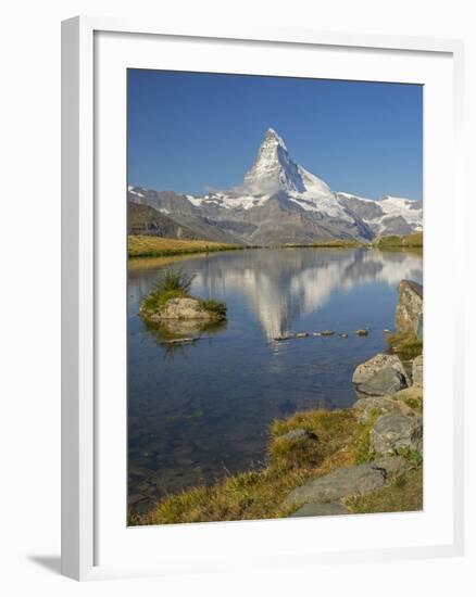 Switzerland, Zermatt, Matterhorn Reflected in Stellisee-Jamie And Judy Wild-Framed Photographic Print