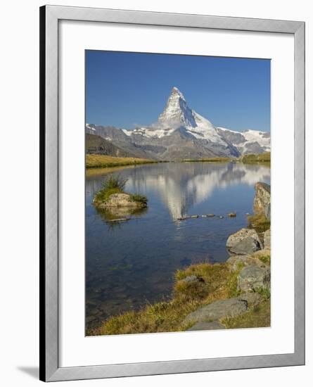 Switzerland, Zermatt, Matterhorn Reflected in Stellisee-Jamie And Judy Wild-Framed Photographic Print