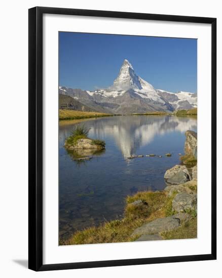 Switzerland, Zermatt, Matterhorn Reflected in Stellisee-Jamie And Judy Wild-Framed Photographic Print