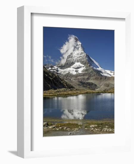 Switzerland, Zermatt, Rotenboden, Riffelsee and Matterhorn-Jamie And Judy Wild-Framed Premium Photographic Print