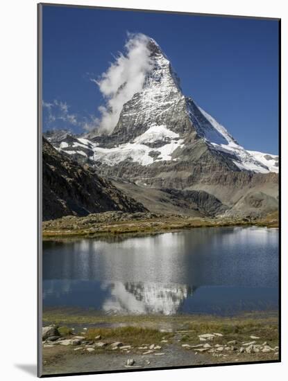 Switzerland, Zermatt, Rotenboden, Riffelsee and Matterhorn-Jamie And Judy Wild-Mounted Photographic Print