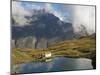 Switzerland, Zermatt, Schwarzsee, Chapel of Maria Zum Schnee Reflected in Schwarzsee-Jamie And Judy Wild-Mounted Photographic Print