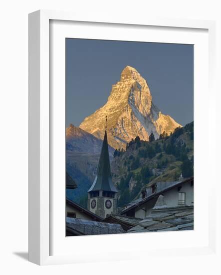 Switzerland, Zermatt, the Matterhorn, View from Zermatt-Jamie And Judy Wild-Framed Photographic Print