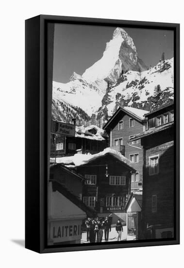 Switzerland, Zermatt-null-Framed Premier Image Canvas