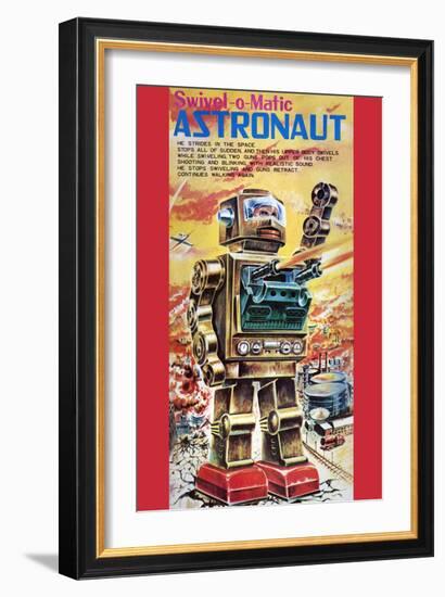 Swivel-O-Matic Astronaut-null-Framed Premium Giclee Print