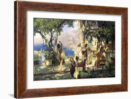 Sword Dance, 1881-Henryk Siemiradzki-Framed Giclee Print