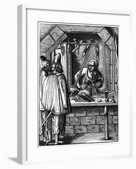 Sword Maker, 16th Century-Jost Amman-Framed Giclee Print