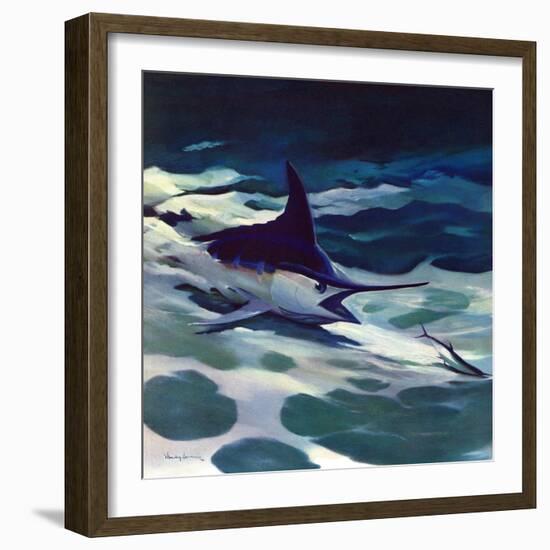 "Swordfish," February 28, 1942-William Goadby Lawrence-Framed Giclee Print