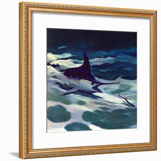 "Swordfish," February 28, 1942-William Goadby Lawrence-Framed Giclee Print