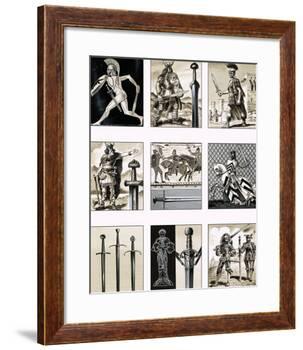 Swords - Fighting Blades of Europe-Dan Escott-Framed Giclee Print
