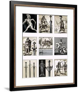 Swords - Fighting Blades of Europe-Dan Escott-Framed Giclee Print