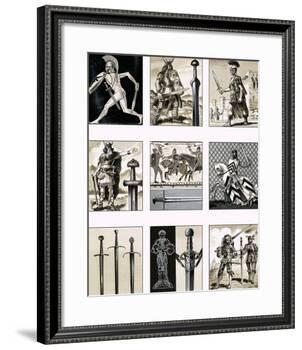 Swords - Fighting Blades of Europe-Dan Escott-Framed Giclee Print