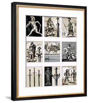 Swords - Fighting Blades of Europe-Dan Escott-Framed Giclee Print