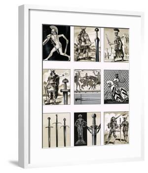 Swords - Fighting Blades of Europe-Dan Escott-Framed Giclee Print