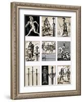 Swords - Fighting Blades of Europe-Dan Escott-Framed Giclee Print